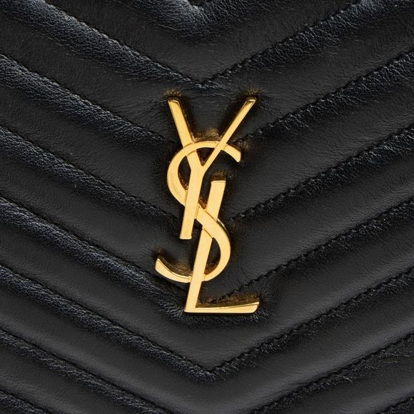 Saint Laurent Matelasse Calfskin Monogram Large Wristlet - Picture 9 of 12